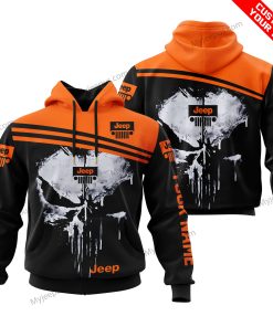 Punisher Jeep - Custom Name - Orange Black