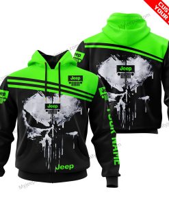 Punisher Jeep - Custom Name - Green Black