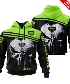 Punisher Jeep - Custom Name - Green 1 Black