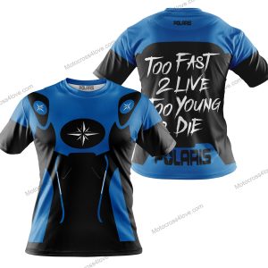 TOO FAST TO LIVE TOO YOUNG TO DIE - POLARIS - BLUE - T-SHIRT