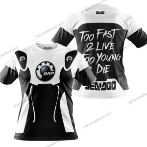 TOO FAST TO LIVE TOO YOUNG TO DIE - SEA DOO - WHITE - T-SHIRT