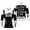 TOO FAST TO LIVE TOO YOUNG TO DIE - TROY LEE DESIGNS - WHITE - JERSEY