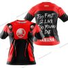 TOO FAST TO LIVE TOO YOUNG TO DIE - YAMAHA V2 - T-SHIRT