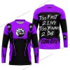 TOO FAST TO LIVE TOO YOUNG TO DIE - CAN AM - PURPLE - JERSEY