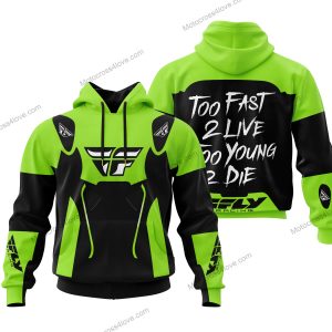 TOO FAST TO LIVE TOO YOUNG TO DIE - FLY RACING - GREEN 1