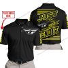 PREMIUM JUST FCKN GONNA SEND IT – CUSTOM NAME – FLY RACING – YELLOW BLACK - POLO SHIRT