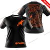 PREMIUM JUST FCKN GONNA SEND IT - CUSTOM NAME - ALPINESTARS - ORANGE BLACK T-SHIRT
