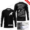 PREMIUM JUST FCKN GONNA SEND IT - CUSTOM NAME - ALPINESTARS - WHITE BLACK - JERSEY
