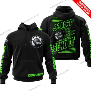 PREMIUM JUST FCKN GONNA SEND IT - CUSTOM NAME - CAN AM - GREEN BLACK