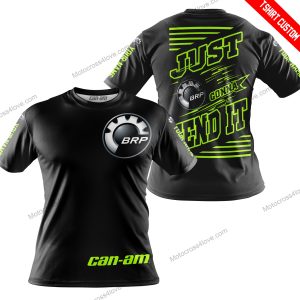 PREMIUM JUST FCKN GONNA SEND IT - CUSTOM NAME - CAN AM - NEON BLACK - T-SHIRT