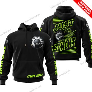 PREMIUM JUST FCKN GONNA SEND IT - CUSTOM NAME - CAN AM - NEON BLACK