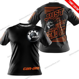 PREMIUM JUST FCKN GONNA SEND IT - CUSTOM NAME - CAN AM - ORANGE BLACK - T-SHIRT