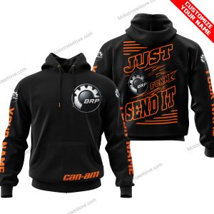 PREMIUM JUST FCKN GONNA SEND IT - CUSTOM NAME - CAN AM - ORANGE BLACK