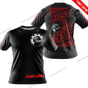 PREMIUM JUST FCKN GONNA SEND IT - CUSTOM NAME - CAN AM - RED BLACK - T-SHIRT