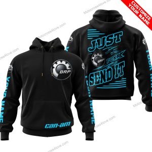 PREMIUM JUST FCKN GONNA SEND IT - CUSTOM NAME - CAN AM - SKY BLUE BLACK