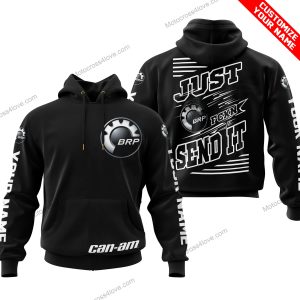 PREMIUM JUST FCKN GONNA SEND IT - CUSTOM NAME - CAN AM - WHITE BLACK