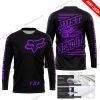 PREMIUM JUST FCKN GONNA SEND IT - CUSTOM NAME - FOX RACING - PURPLE BLACK - JERSEY