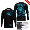 PREMIUM JUST FCKN GONNA SEND IT - CUSTOM NAME - FOX RACING - SKY BLUE BLACK - JERSEY