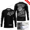 PREMIUM JUST FCKN GONNA SEND IT - CUSTOM NAME - FOX RACING - WHITE BLACK - JERSEY