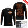 PREMIUM JUST FCKN GONNA SEND IT - CUSTOM NAME - HARLEY DAVIDSON - ORANGE BLACK - JERSEY