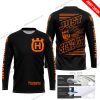 PREMIUM JUST FCKN GONNA SEND IT - CUSTOM NAME - HUSQVARNA - ORANGE BLACK - JERSEY
