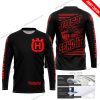 PREMIUM JUST FCKN GONNA SEND IT - CUSTOM NAME - HUSQVARNA - RED BLACK - JERSEY