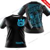 PREMIUM JUST FCKN GONNA SEND IT - CUSTOM NAME - HUSQVARNA - SKY BLUE BLACK - T-SHIRT