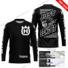 PREMIUM JUST FCKN GONNA SEND IT - CUSTOM NAME - HUSQVARNA - WHITE BLACK - JERSEY