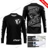 PREMIUM JUST FCKN GONNA SEND IT - CUSTOM NAME - THOR RACING - WHITE BLACK - JERSEY