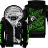 PREMIUM JUST FCKN GONNA SEND IT – CUSTOM NAME – CAN AM – GREEN BLACK - FLEECE ZIP HOODIE