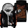 PREMIUM JUST FCKN GONNA SEND IT – CUSTOM NAME – CAN AM – ORANGE BLACK - FLEECE ZIP HOODIE