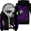 PREMIUM JUST FCKN GONNA SEND IT – CUSTOM NAME – CAN AM – PURPLE BLACK - FLEECE ZIP HOODIE