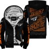 PREMIUM JUST FCKN GONNA SEND IT - CUSTOM NAME - FLY RACING - ORANGE BLACK - FLEECE ZIP HOODIE