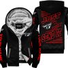 PREMIUM JUST FCKN GONNA SEND IT - CUSTOM NAME - FLY RACING - RED BLACK - FLEECE ZIP HOODIE
