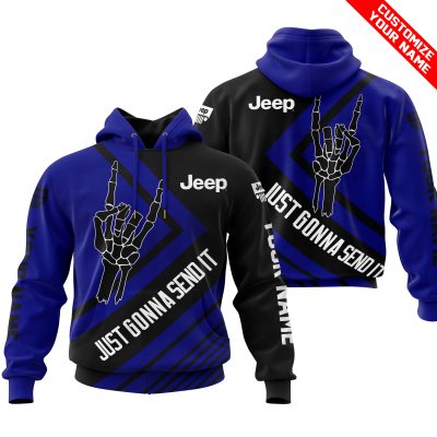 The Wave Jeep -  Just Gonna Send It - Custom Name - Navy V2