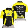 TOO FAST TO LIVE TOO YOUNG TO DIE - ALPINESTARS - YELLOW - POLO SHIRT