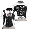 TOO FAST TO LIVE TOO YOUNG TO DIE - TROY LEE DESIGNS - WHITE - POLO SHIRT