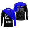 PREMIUM GIFT - CUSTOM NAME - FOX RACING - BLUE - JERSEY