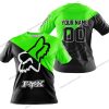 PREMIUM GIFT - CUSTOM NAME - FOX RACING - GREEN  - T-SHIRT