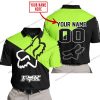 PREMIUM GIFT - CUSTOM NAME - FOX RACING - GREEN1  - POLO