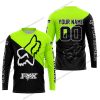 PREMIUM GIFT - CUSTOM NAME - FOX RACING - NEON- JERSEY