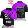 PREMIUM GIFT - CUSTOM NAME - FOX RACING - PURPLE- POLO
