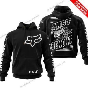 PREMIUM JUST FCKN GONNA SEND IT – CUSTOM NAME – FOX – BLACK