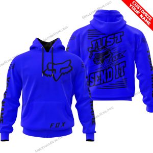 PREMIUM JUST FCKN GONNA SEND IT – CUSTOM NAME – FOX – BLUE