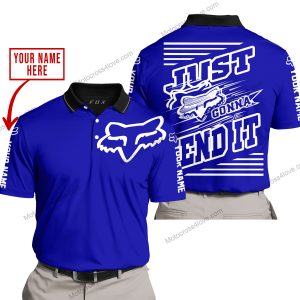 PREMIUM JUST FCKN GONNA SEND IT – CUSTOM NAME – FOX – NAVY – POLO