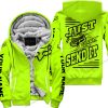 PREMIUM JUST FCKN GONNA SEND IT – CUSTOM NAME – FOX – NEON – FLEECE ZIP HOODIE