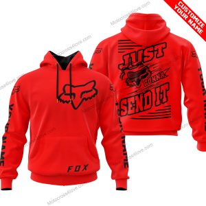 PREMIUM JUST FCKN GONNA SEND IT – CUSTOM NAME – FOX – RED