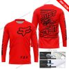 PREMIUM JUST FCKN GONNA SEND IT – CUSTOM NAME – FOX – RED – JERSEY