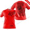 PREMIUM JUST FCKN GONNA SEND IT – CUSTOM NAME – FOX – RED – T-SHIRT