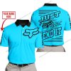 PREMIUM JUST FCKN GONNA SEND IT – CUSTOM NAME – FOX – SKY BLUE – POLO